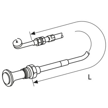 Webasto Bowden cable L=1,500 mm
