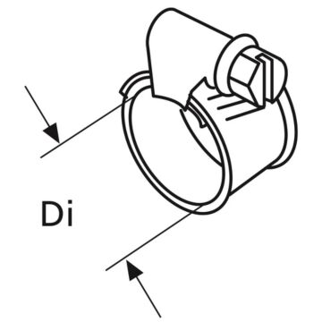 Webasto Cailleau Hose clamps D16-24 steel, 20