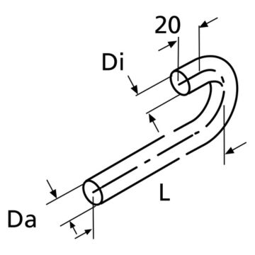 Webasto ET hose D18 L=110