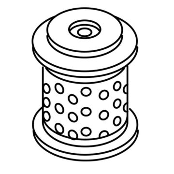 Webasto ET spin-on filter for fuel filter, A=69