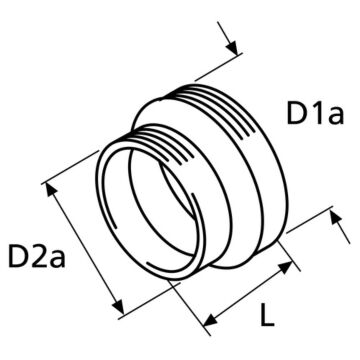 Webasto Adaptateur de réduction 80/55
