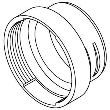 Webasto Adaptateur coude de réduction 90/60, plastique,