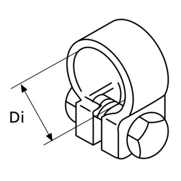 Pince à tuyau Webasto, D27-30, Acier inoxydable