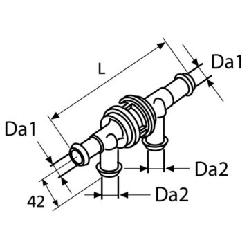Webasto check valve 4x18K, with leakage hole,