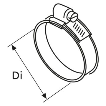 Webasto Hose clamps DIN 3017 D80-100, 5 pcs.