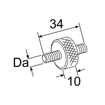 Tampon métallique oscillant M8 Webasto pour pompe de dosage