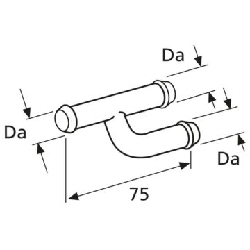 Webasto connecting piece D18
