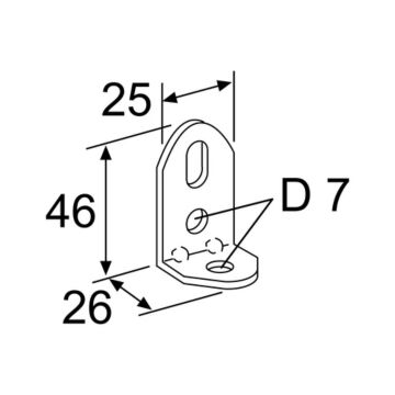 Webasto angle bracket steel, 10 pcs.