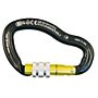 KONG carabiner Ergo with union nut aluminium 99mm black/yellow