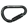 KONG carabiner HMS with twist-lock aluminium 12x116mm black