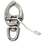 WICHARD Regatta snap shackle with swivel eye C3 70mm