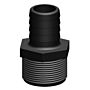 TRUDESIGN hose nozzle with external thread 1-1/2" for hose 38mm black