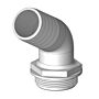 TRUDESIGN hose nozzle Aquavalve 120° 1-1/2" for hose 38mm white SB-Pack