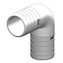 TRUDESIGN hose connector 90° nylon/GFK 50mm black