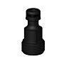 TRUDESIGN hose nozzle with external thread nylon 3/4" for hose 13mm