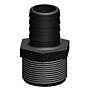 Embout de tuyau TRUDESIGN avec filetage extérieur 3/4" pour tuyau 22mm noir
