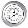 PLASTIMO 4 INCH THERMO-/HYGROMETER MAT CHROOM