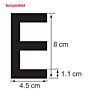 PLASTIMO Buchstabe C, 8 cm, schwarz