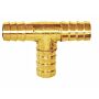 PLASTIMO CONNECTOR T HOSE BRASS Ø15MM