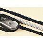 PLASTIMO XM POLYESTER LEASH 3-SHAFT BLACK 20 MM