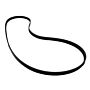 Steyr  KEILRIPPENBAND  L=1675 6PK