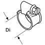 Webasto Cailleau Hose clamp D32-50 steel, 10